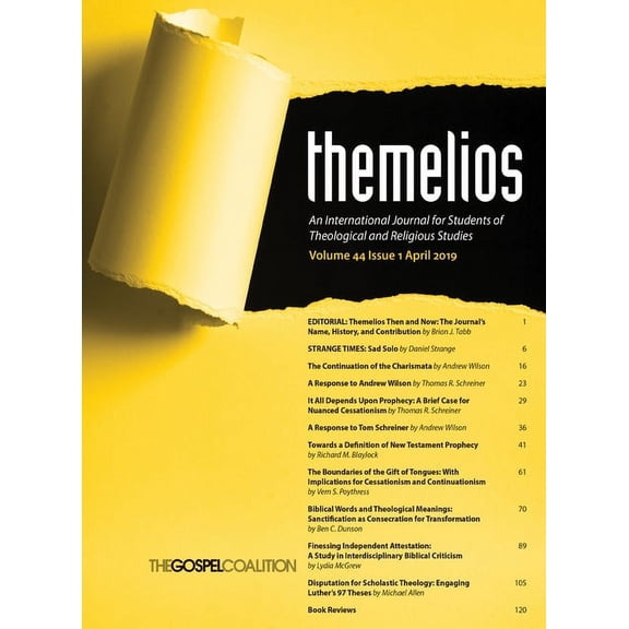 Themelios: Themelios, Volume 44, Issue 1 (Paperback)