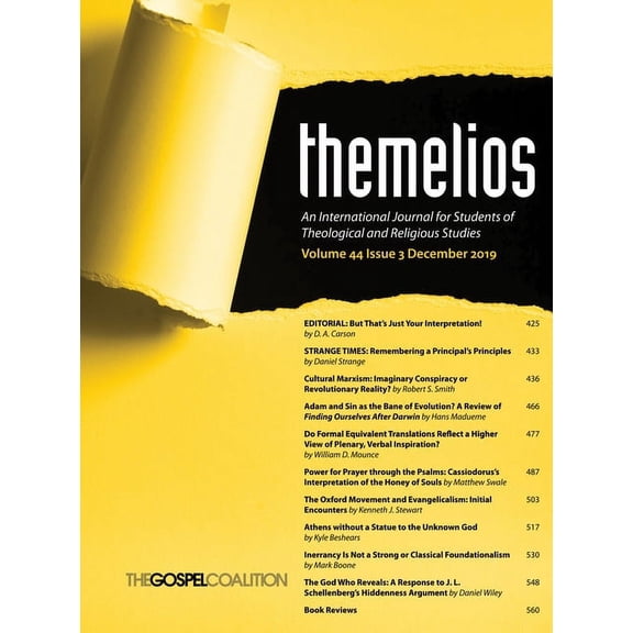 Themelios: Themelios, Volume 44, Issue 3 (Paperback)
