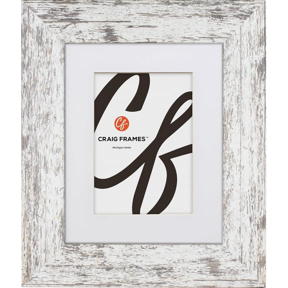 Themis American Barn, 30x40 Picture Frame Matted for a 24x36 Photo, White
