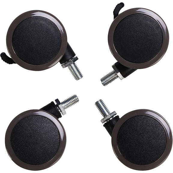 Themis Height Adjustable Desk Leg Casters Wheels Set of 4 pcs