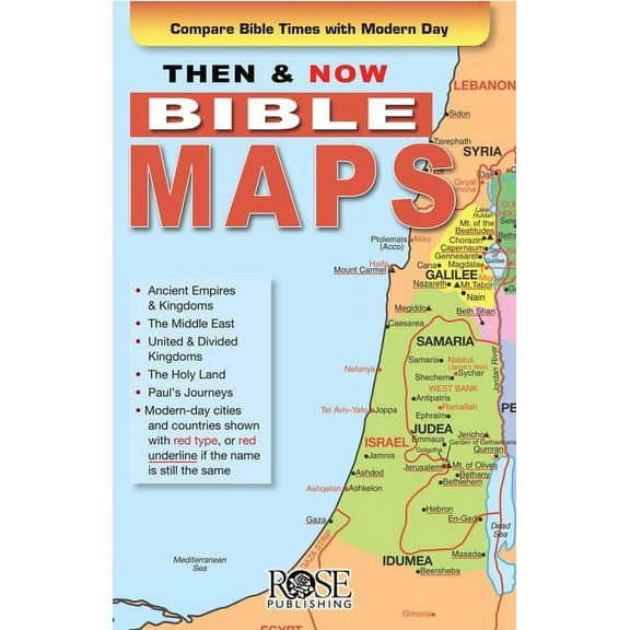 Then & Now Bible Maps : Bible Quick Reference Series (Other)