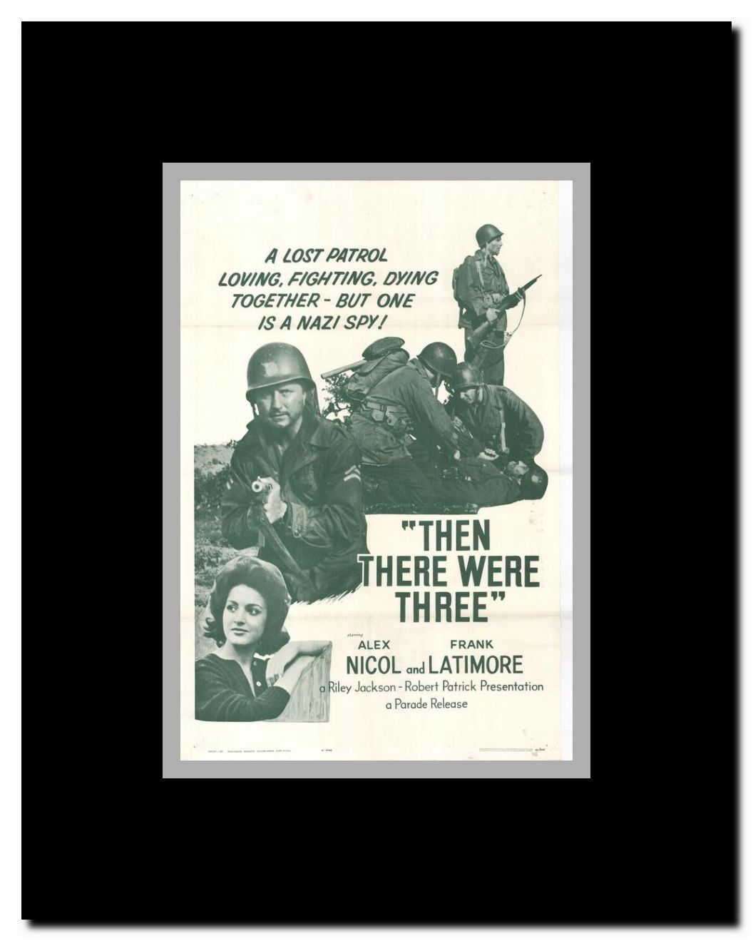 Then There Were Three Framed Movie Poster