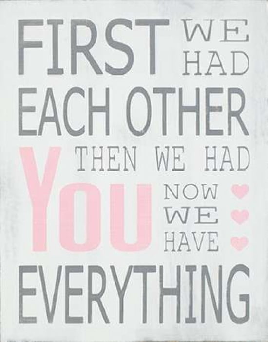 Then We Had You - Girl Canvas Art - Holly Stadler (22 x 28)