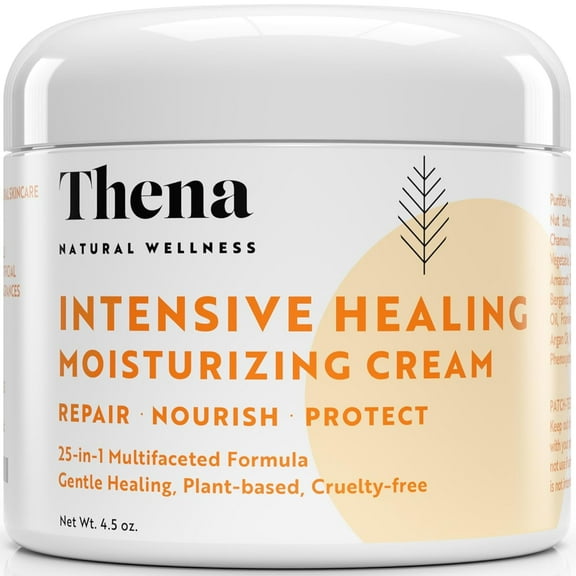 Thena 25-in-1 Healing Moisturizing Cream Dry Irritated Itchy Skin Care for Eczema Psoriasis 4.5 oz