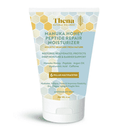 Thena Manuka Honey Cream Moisturizer with Hyaluronic Acid Soothing, Hydrating & Repairing - Dry Skin Barrier Restoration Lotion for Hands, Face, Body - Natural, Anti-Aging Organic Skincare for Women