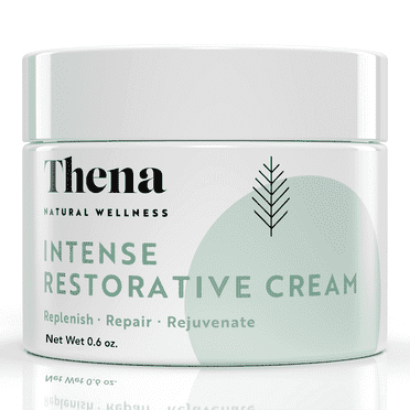 Thena Natural Wellness Organic Intense Restorative Moisturizer for Dry Sensitive Skin Travel Size 0.6 oz
