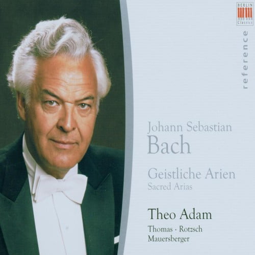 Theo Adam - Sings Sacred Arias of J.S. Bach - Music & Performance - CD