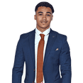 thumbnail image 1 of Theo Graham (Blue Suit) Half Body Buddy Cutout, 1 of 5