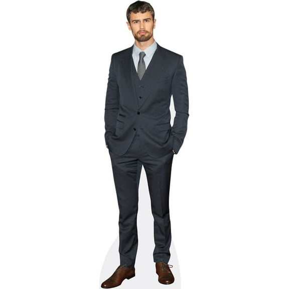 Theo James (Grey Suit) Lifesize Cardboard Cutout Standee