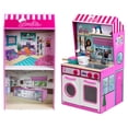 thumbnail image 1 of Theo Klein 2 In 1 Barbie Toy Kitchen and Dollhouse for Kids 3 and Up, 1 of 13