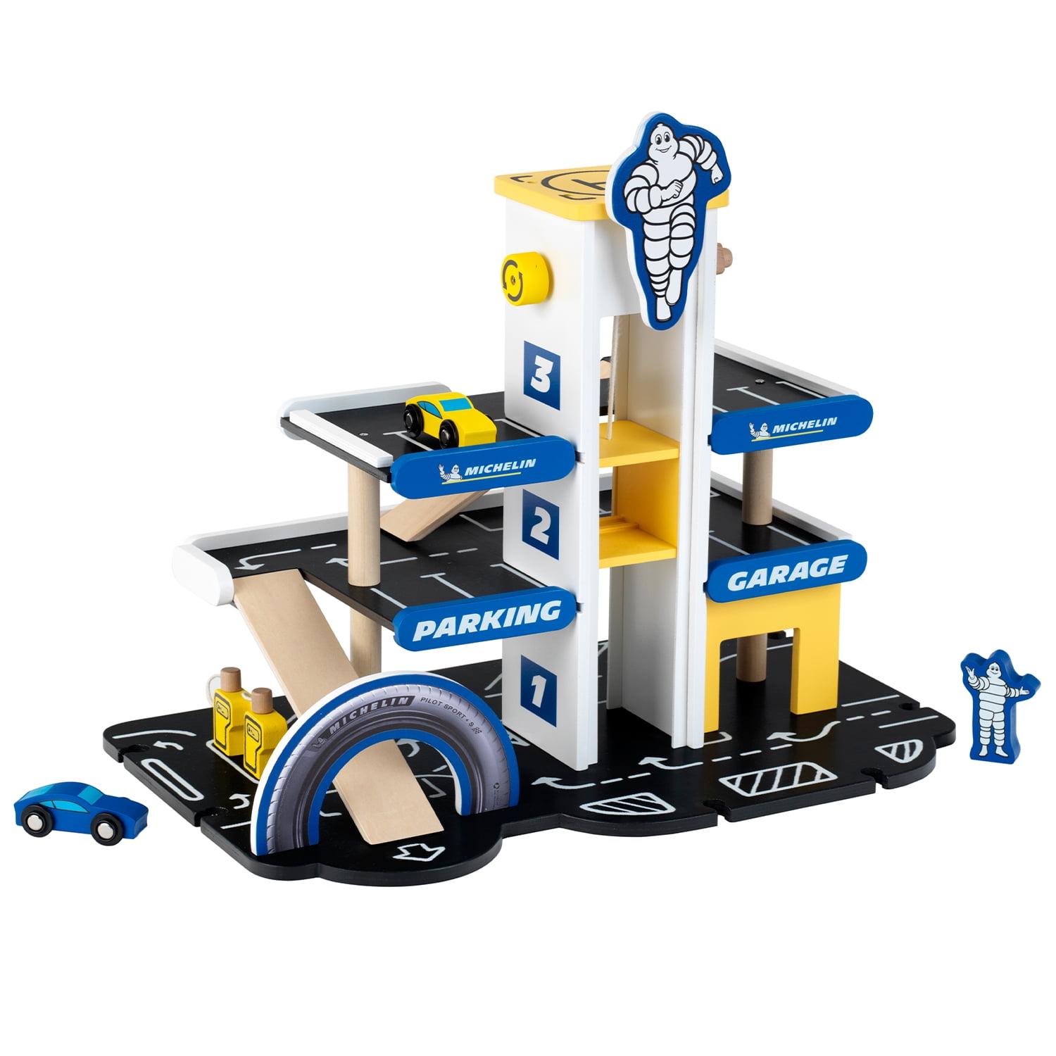 Theo Klein Michelin Car Service Station Toy, Mechanic Playset