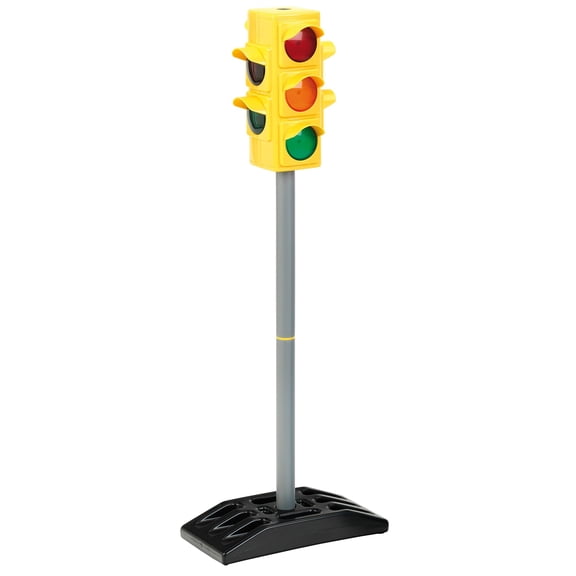 Theo Klein: Traffic Light - 28" Light-Up Signal Toy, Manual-Automatic Modes, Color Stop-Slow-Go Intersection Indicators, Teaches Road Safety, Kids 3+