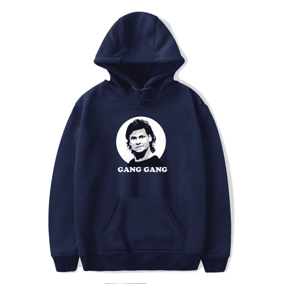 Theo Von Merch Hoodie Gang Gang Photo Printed Long Sleeve Sweatshirt Women Men Pullover