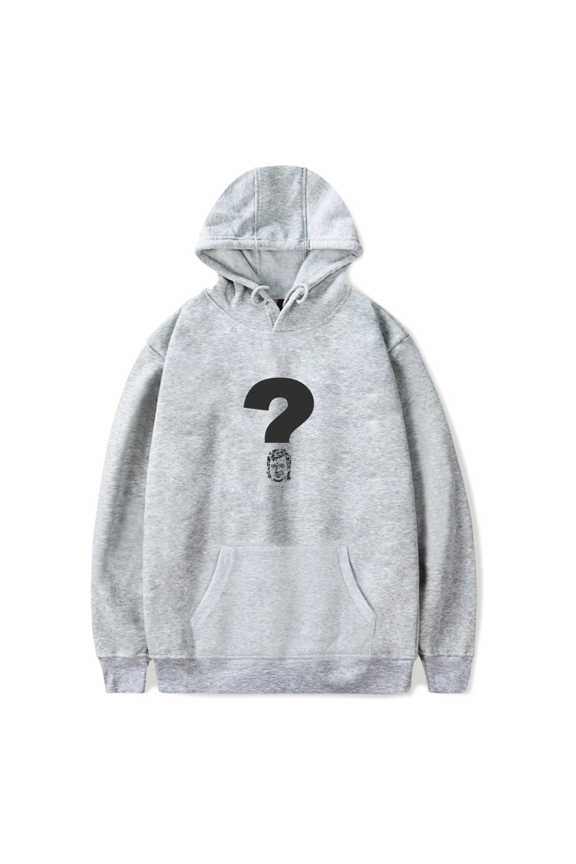 Theo Von Merch Hoodie Question Mark Logo Printed Long Sleeve Sweatshirt Women Men Streetwear Pullover