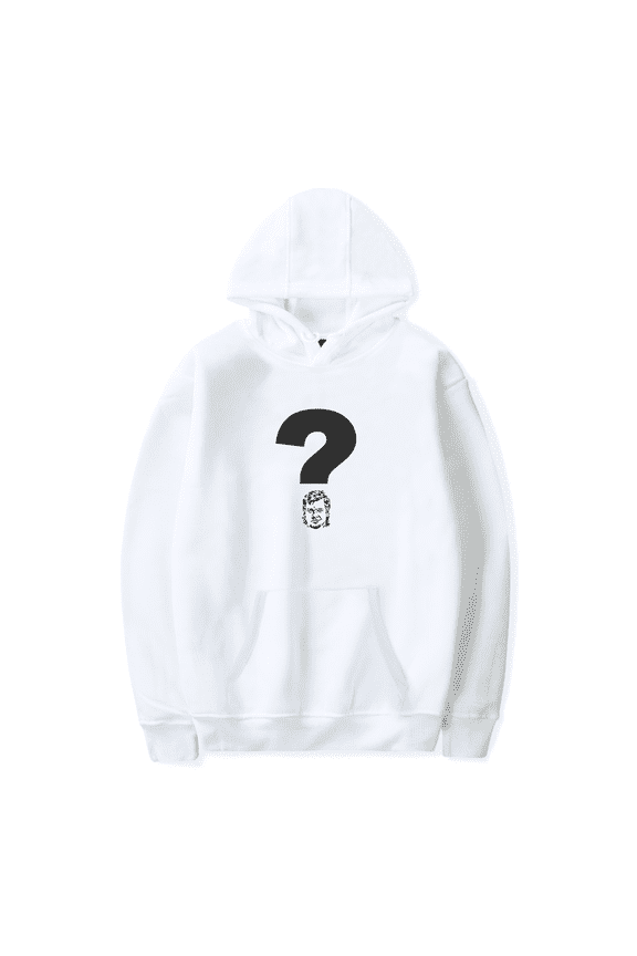 Theo Von Merch Hoodie Question Mark Logo Printed Long Sleeve Sweatshirt Women Men Streetwear Pullover