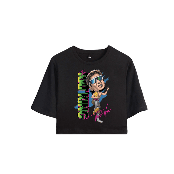 Theo Von Merch Rat King Crop Top Baby T-shirt Suits Girls Women Fashion
Short Sleeve Tee