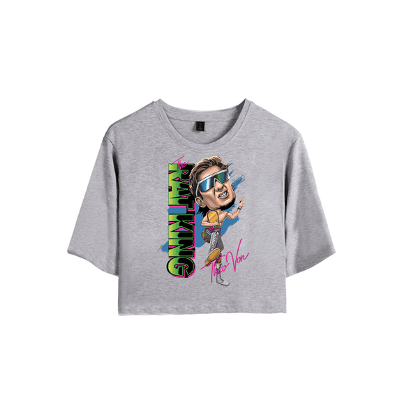 Theo Von Merch Rat King Crop Top Baby T-shirt Suits Girls Women Fashion
Short Sleeve Tee