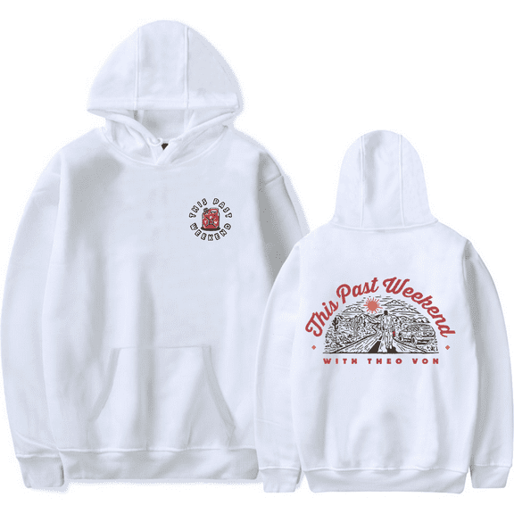 Theo Von Merch This Part Weekend Hoodie Printed Hoodies Men Women Long Sleeve Pullover Top Hooded
