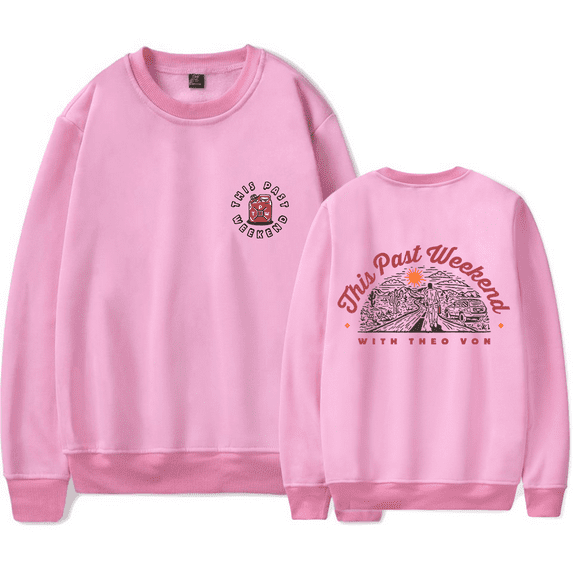 Theo Von Merch This Part Weekend Sweatshirt Printed Crewneck Men Women Long Sleeve Pullover Top