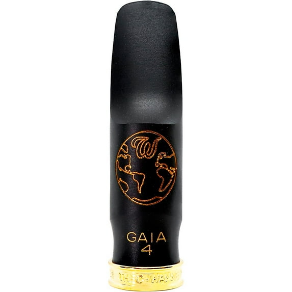 Theo Wanne GAIA 4 Alto Saxophone Hard Rubber Mouthpiece 7 Black