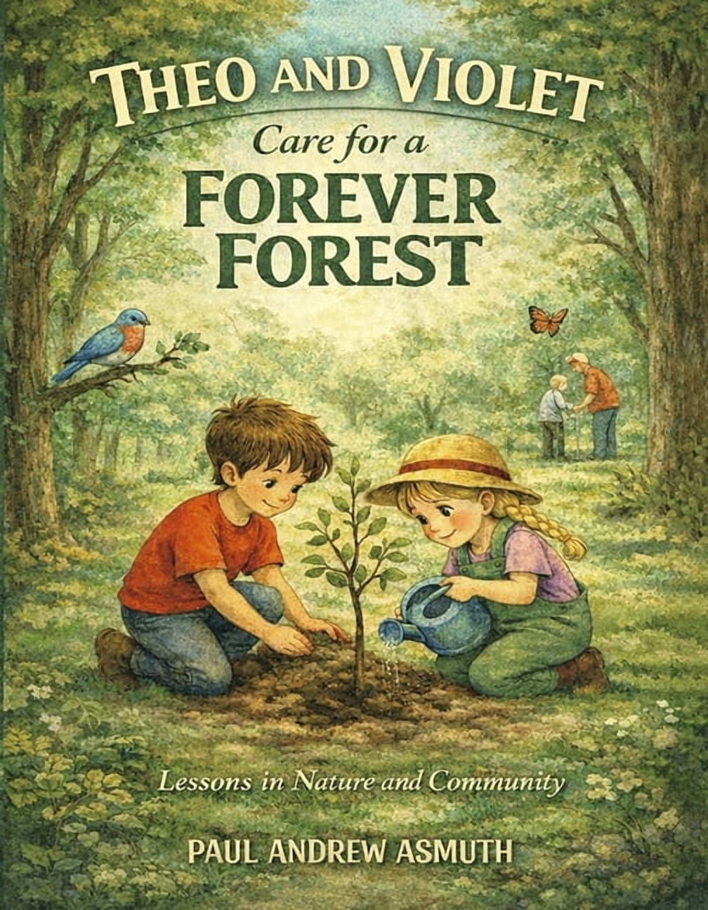 Theo and Violet Theo and Violet Care for a Forever Forest: Lessons in Nature and Community, (Hardcover)