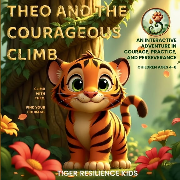 Tiger Resilience Kids Theo and the Courageous Climb: An Interactive Adventure Teaching Courage, Practice, and Perseverance for Ages 4-8, (Paperback)