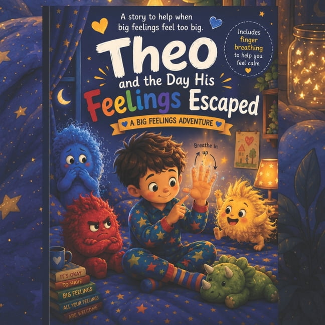 Theo and the day his feelings escaped: Helping children understand BIG feelings and find calm, (Paperback)
