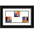 thumbnail image 1 of Theo van Doesburg 2x Matted 24x16 Black Ornate Framed Art Print 'Composition XVIII in three parts ', 1 of 2