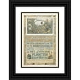 thumbnail image 1 of Theo van Hoytema 11x14 Black Ornate Wood Framed Double Matted Museum Art Print Titled: Poster for the Biological Exhibition in June 1910 (1910), 1 of 5