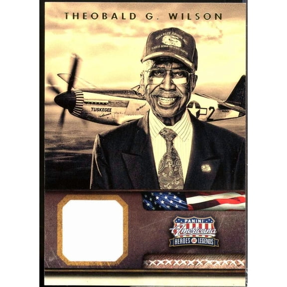 Theobald G. Wilson Card 2012 Americana Heroes and Legends Materials /499 #119
