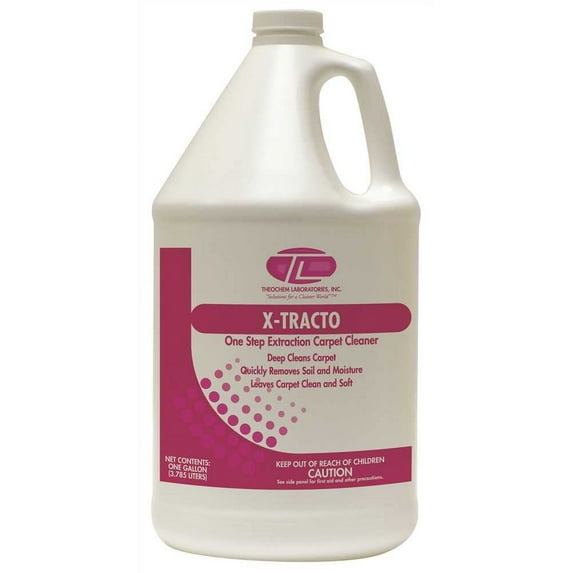 Theochem Laboratories 101215-99990-7G X-Tracto 1 Gal. Carpet Cleaner Colorless
