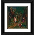thumbnail image 1 of Theodor Baierl 20x22 Black Ornate Framed Double Matted Museum Art Print Titled: The Decameron, the Garden of the Villa (circa 1918-1924), 1 of 5
