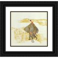 thumbnail image 1 of Theodor Philipsen 16x15 Black Ornate Wood Framed Double Matted Museum Art Print Titled - Evening in the Kostalden (1885), 1 of 5