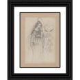 thumbnail image 1 of Theodor Richard Edward von Holst 18x24 Black Ornate Framed Double Matted Museum Art Print Titled: An Angel Descending Stairs (1836-44), 1 of 5