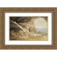 thumbnail image 1 of Theodor Severin Kittelsen 2x Matted 24x20 Gold Ornate Framed Art Print 'Dragon', 1 of 2