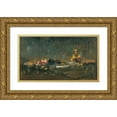 thumbnail image 1 of Theodor Von Hörmann 14x10 Gold Ornate Wood Frame and Double Matted Museum Art Print Titled - Still Life (Before 1895), 1 of 4