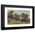 thumbnail image 1 of Theodor Von Hörmann 24x17 Black Modern Framed Museum Art Print Titled - Mountain Slope with Tree, 1 of 5