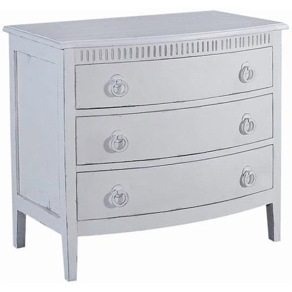 Theodore Bow Front Chest in Solid Mango Wood