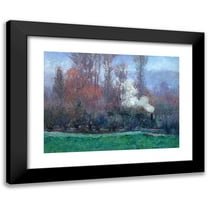 Theodore Earl Butler 14x12 Black Modern Framed Museum Art Print Titled - The Train to Giverny (1904)
