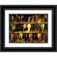 thumbnail image 1 of Theodore Gericault 2x Matted 24x20 Black Ornate Framed Art Print 'The Croups', 1 of 2