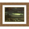 thumbnail image 1 of Theodore Gericault 2x Matted 24x20 Gold Ornate Framed Art Print 'Scene of the Deluge', 1 of 2