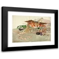 thumbnail image 1 of Theodore J. Richardson 24x18 Black Modern Framed Museum Art Print Titled - Salmon Drying, Indian Village, Alaska (ca. 1880-1914), 1 of 5