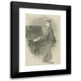 thumbnail image 1 of Theodore Robinson 13x18 Black Modern Framed Museum Art Print Titled - At the Piano (ca. 1887), 1 of 5