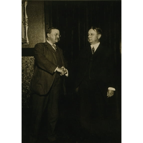 Theodore Roosevelt And Hiram Johnson History (18 x 24)