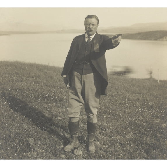 Theodore Roosevelt As A Two-Faced Janus Chess Game Piece History (24 x 18)