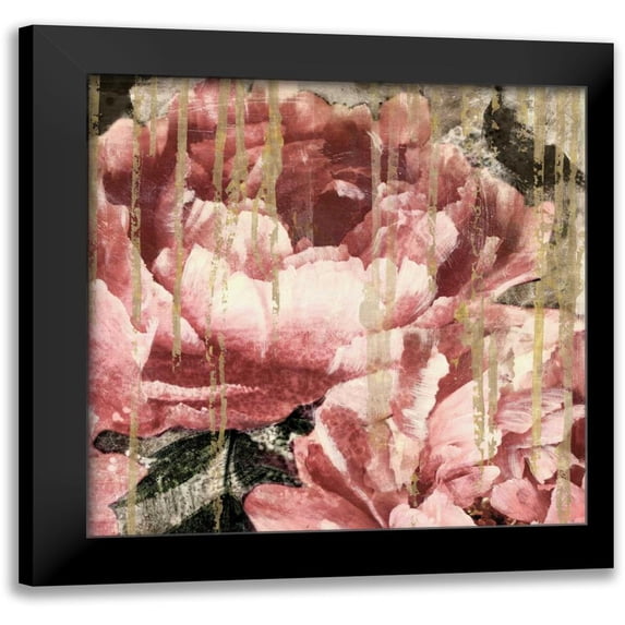 Theodosiu, Matina 12x12 Black Modern Framed Museum Art Print Titled - Adore II