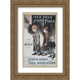 thumbnail image 1 of Theophile Steinlen 2x Matted 18x24 Gold Ornate Framed Art Print 'Les Pauv- Petits Fieux ', 1 of 2