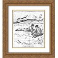 thumbnail image 1 of Theophile Steinlen 2x Matted 20x22 Gold Ornate Framed Art Print 'T'as pas un megot-vicomte ', 1 of 2