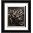 thumbnail image 1 of Theophile Steinlen 2x Matted 20x24 Black Ornate Framed Art Print 'L'Apotre ', 1 of 2