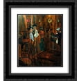thumbnail image 1 of Theophile Steinlen 2x Matted 20x24 Black Ornate Framed Art Print 'Le Bar ', 1 of 2